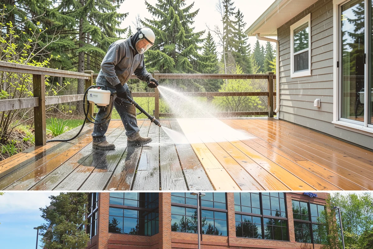 Shed Cleaning in Mountlake Terrace, Snohomish County, WA - Late spring through early fall gives the cleaned surfaces the best chance to dry before the next stretch of Northwest rain sets...