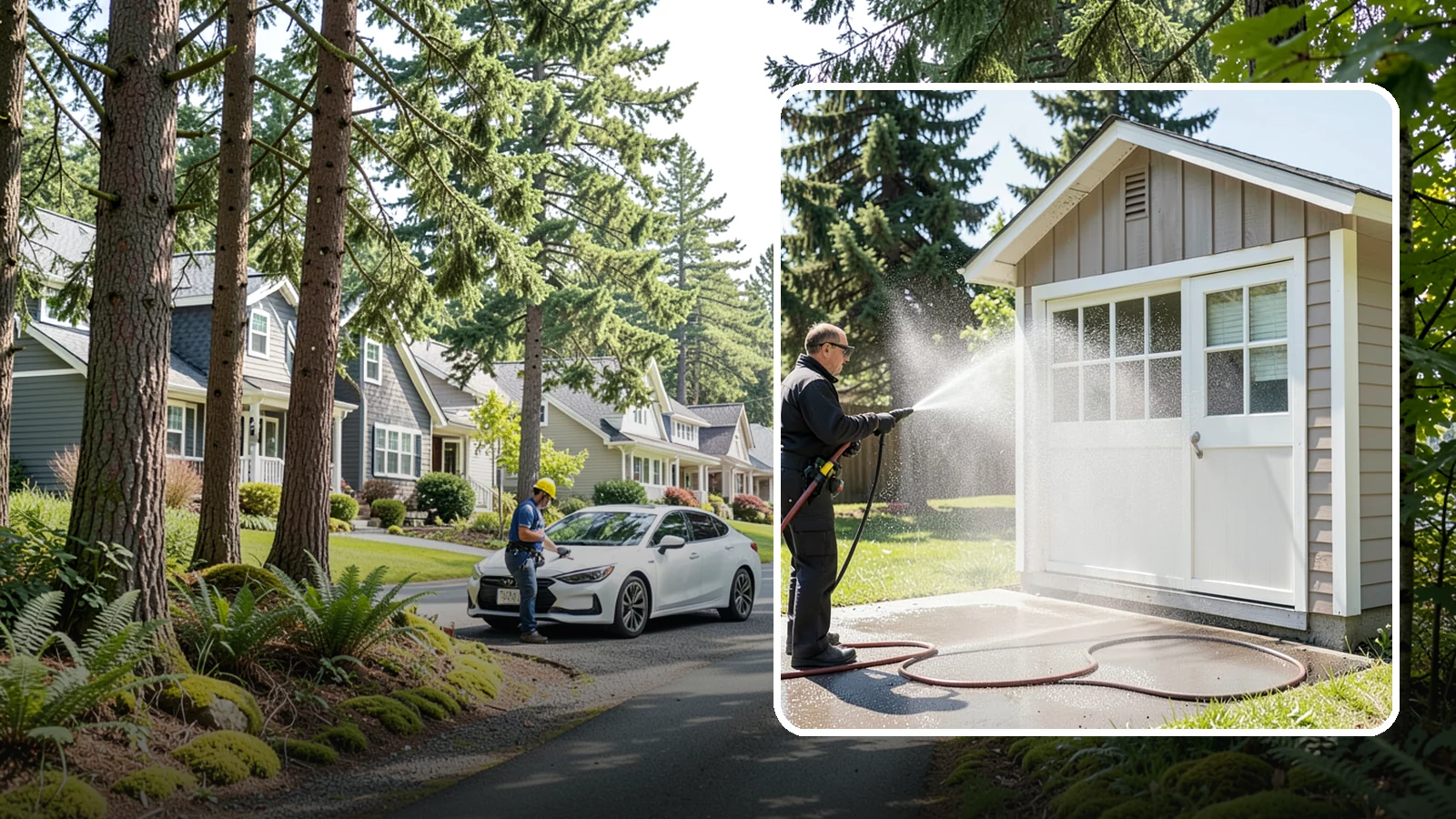 Shed Cleaning in Normandy Park, King County, WA - We wash down backyard sheds so the siding, roof, and trim shed Washington's damp-weather grime instead of holding onto it.