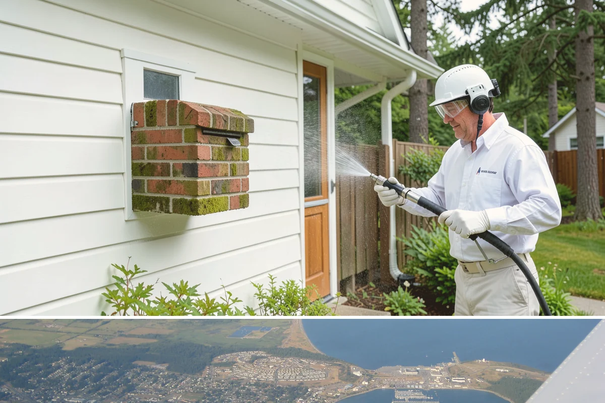 Shed Cleaning in Oak Harbor, Island County, WA - Late spring through early fall gives the cleaned surfaces the best chance to dry before the next stretch of Northwest rain sets...
