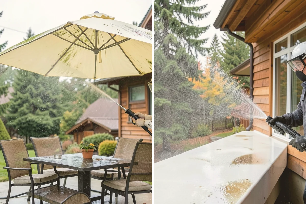 Shed Cleaning in Orting, Pierce County, WA - Inspect siding type and flag any soft or damaged panels