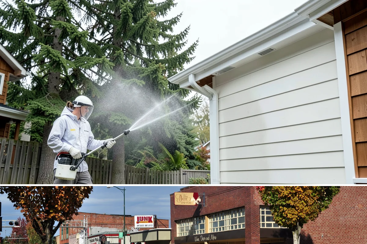 Shed Cleaning in Puyallup, Pierce County, WA - Late spring through early fall gives the cleaned surfaces the best chance to dry before the next stretch of Northwest rain sets...