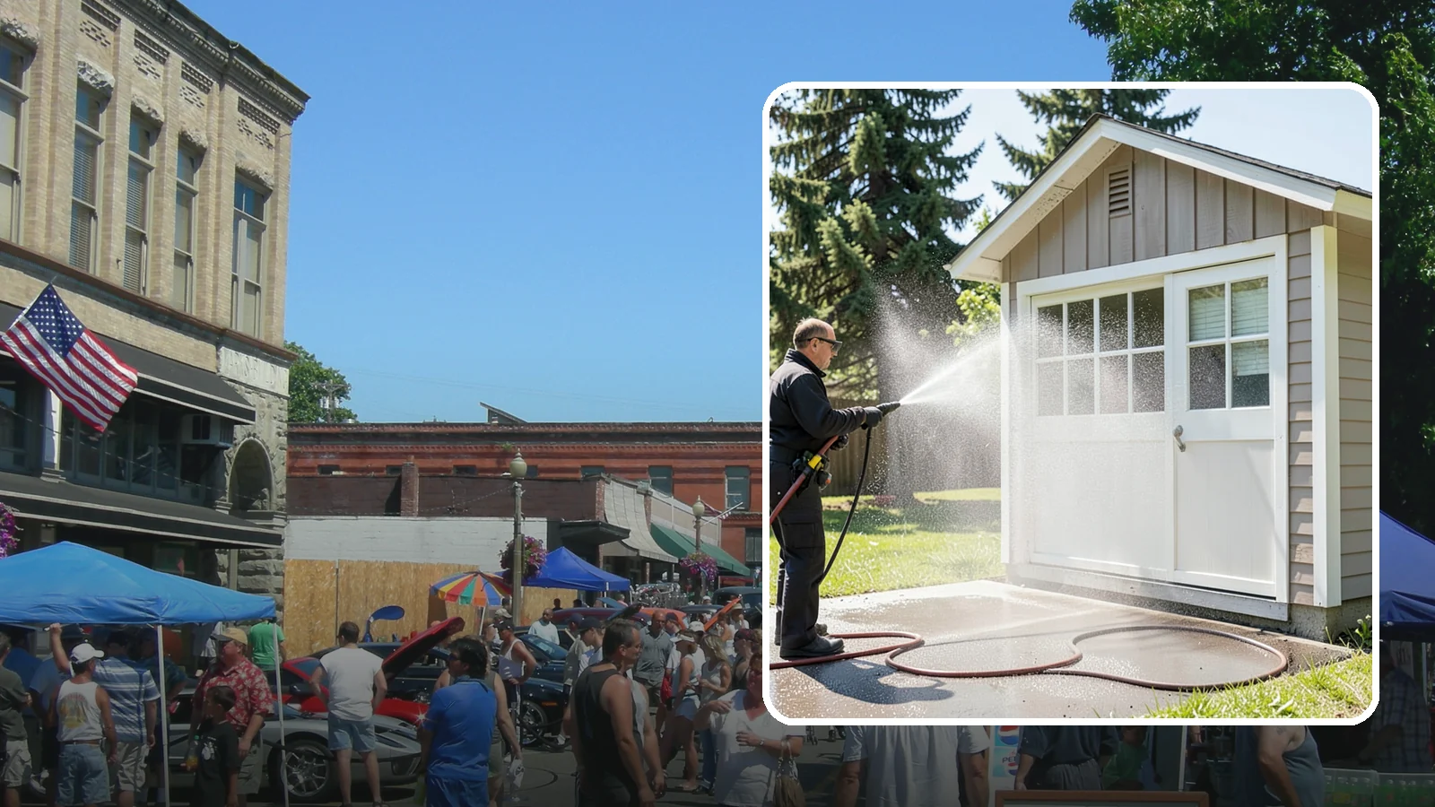 Shed Cleaning in Snohomish, Snohomish County, WA - We wash down backyard sheds so the siding, roof, and trim shed Washington's damp-weather grime instead of holding onto it.
