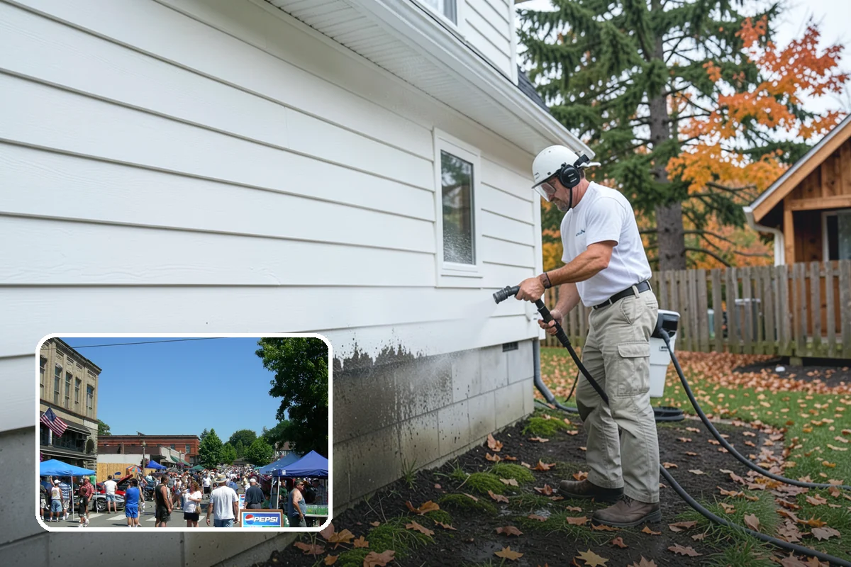 Shed Cleaning in Snohomish, Snohomish County, WA - Removes the mossy green film that thrives in shaded Puget Sound yards