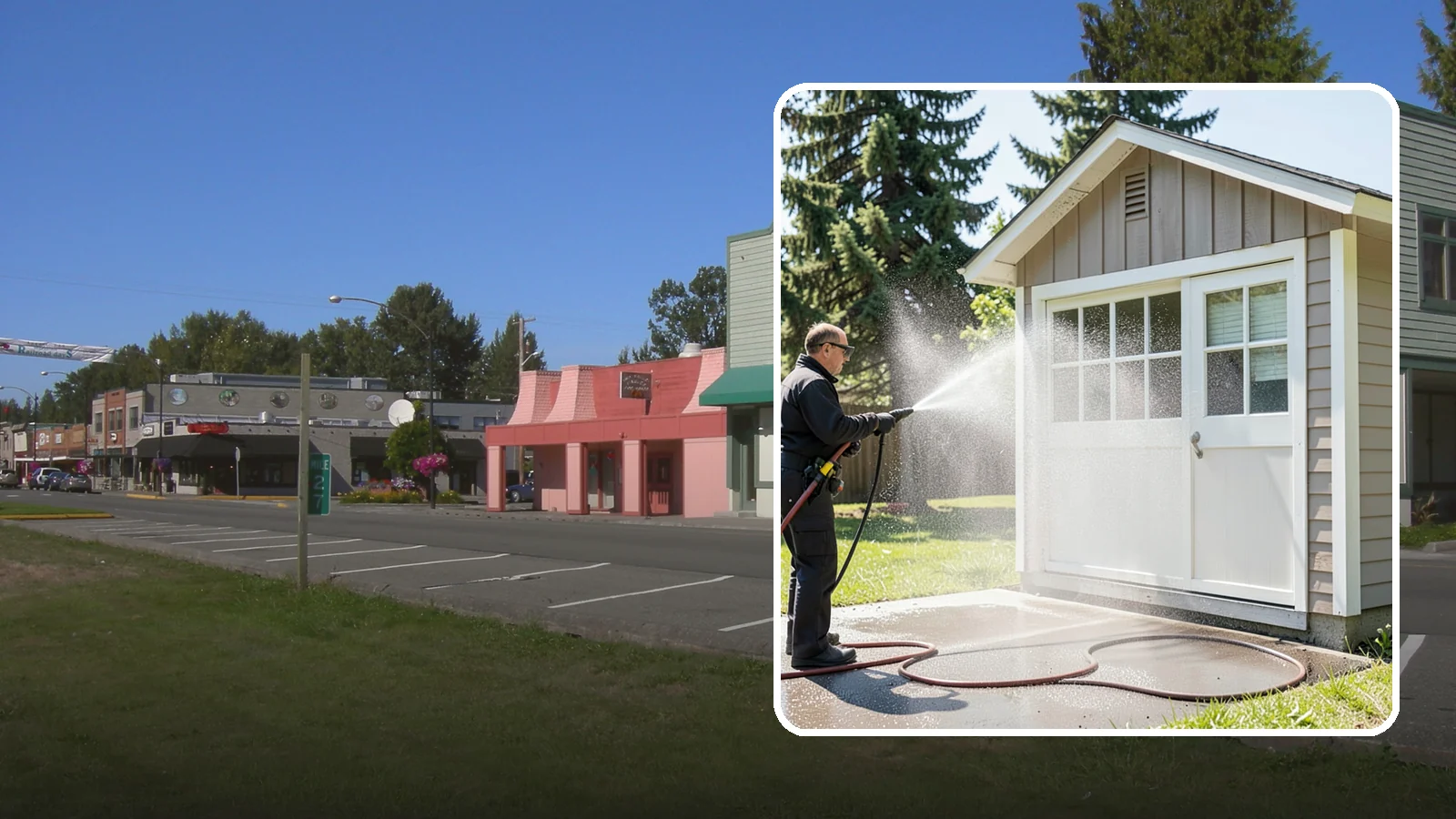 Shed Cleaning in Snoqualmie, King County, WA - We wash down backyard sheds so the siding, roof, and trim shed Washington's damp-weather grime instead of holding onto it.