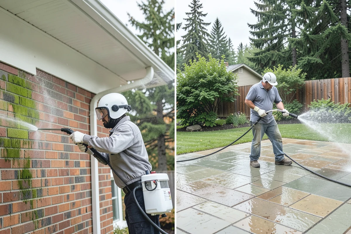 Shed Cleaning in South Prairie, Pierce County, WA - Inspect siding type and flag any soft or damaged panels
