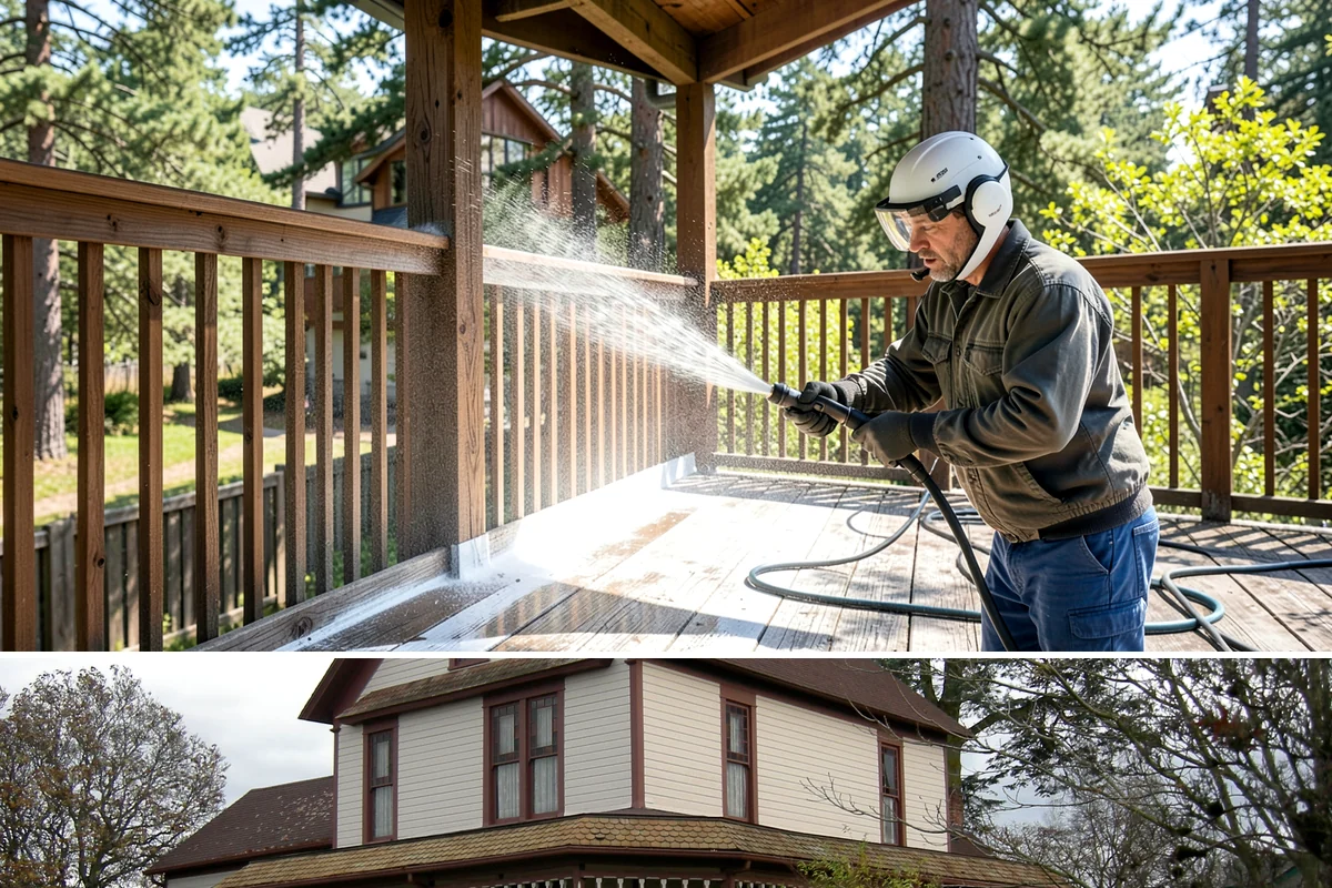 Shed Cleaning in Sumner, Pierce County, WA - Late spring through early fall gives the cleaned surfaces the best chance to dry before the next stretch of Northwest rain sets...