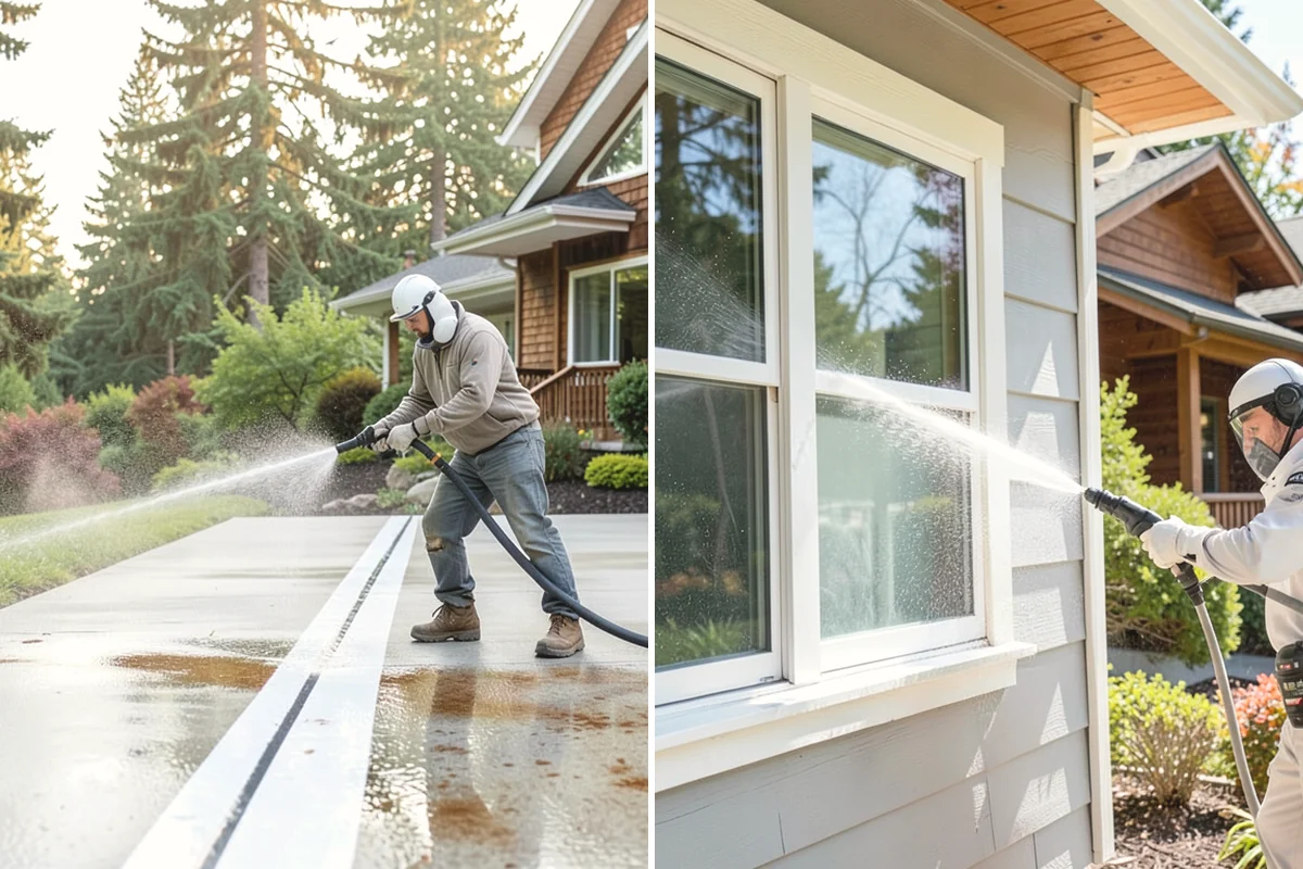 Shed Cleaning in Tukwila, King County, WA - Inspect siding type and flag any soft or damaged panels