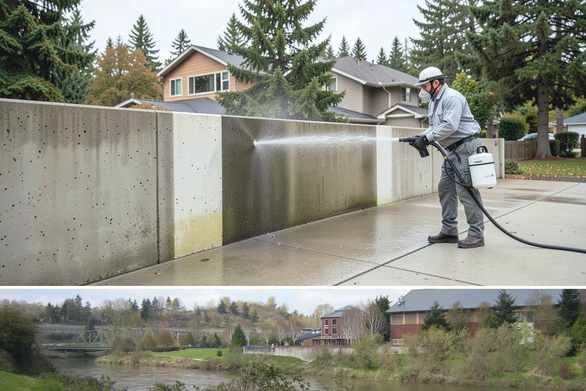 Shed Cleaning in Tukwila, King County, WA - Late spring through early fall gives the cleaned surfaces the best chance to dry before the next stretch of Northwest rain sets...