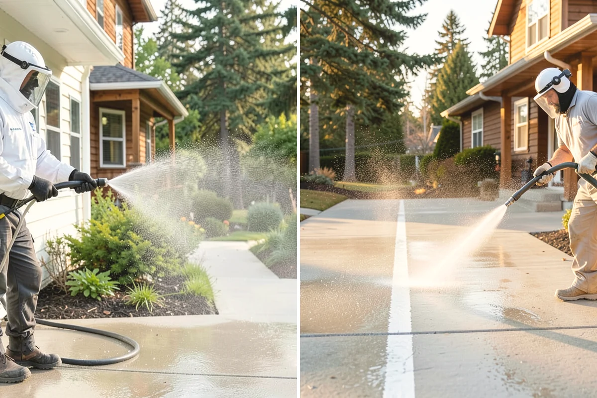 Shed Cleaning in University Place, Pierce County, WA - Inspect siding type and flag any soft or damaged panels