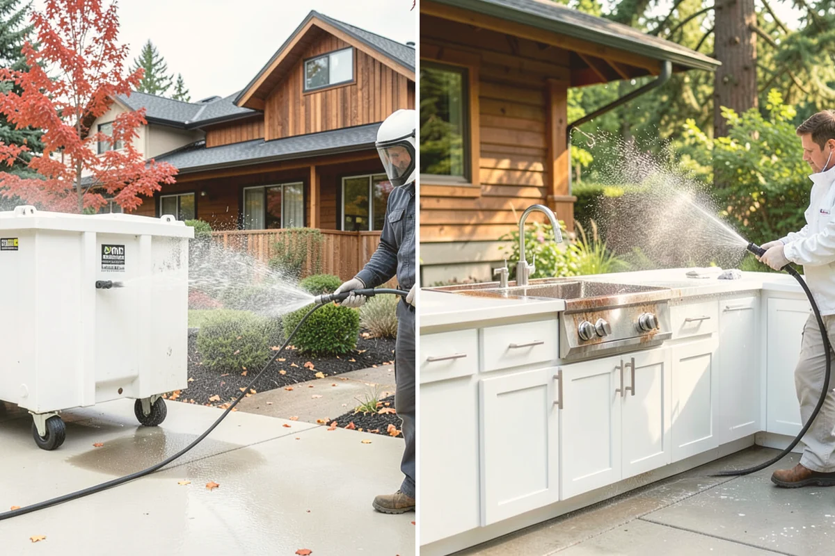 Shutter Cleaning in Algona, King County, WA - Rinse loose debris and cobwebs from louvers and edges