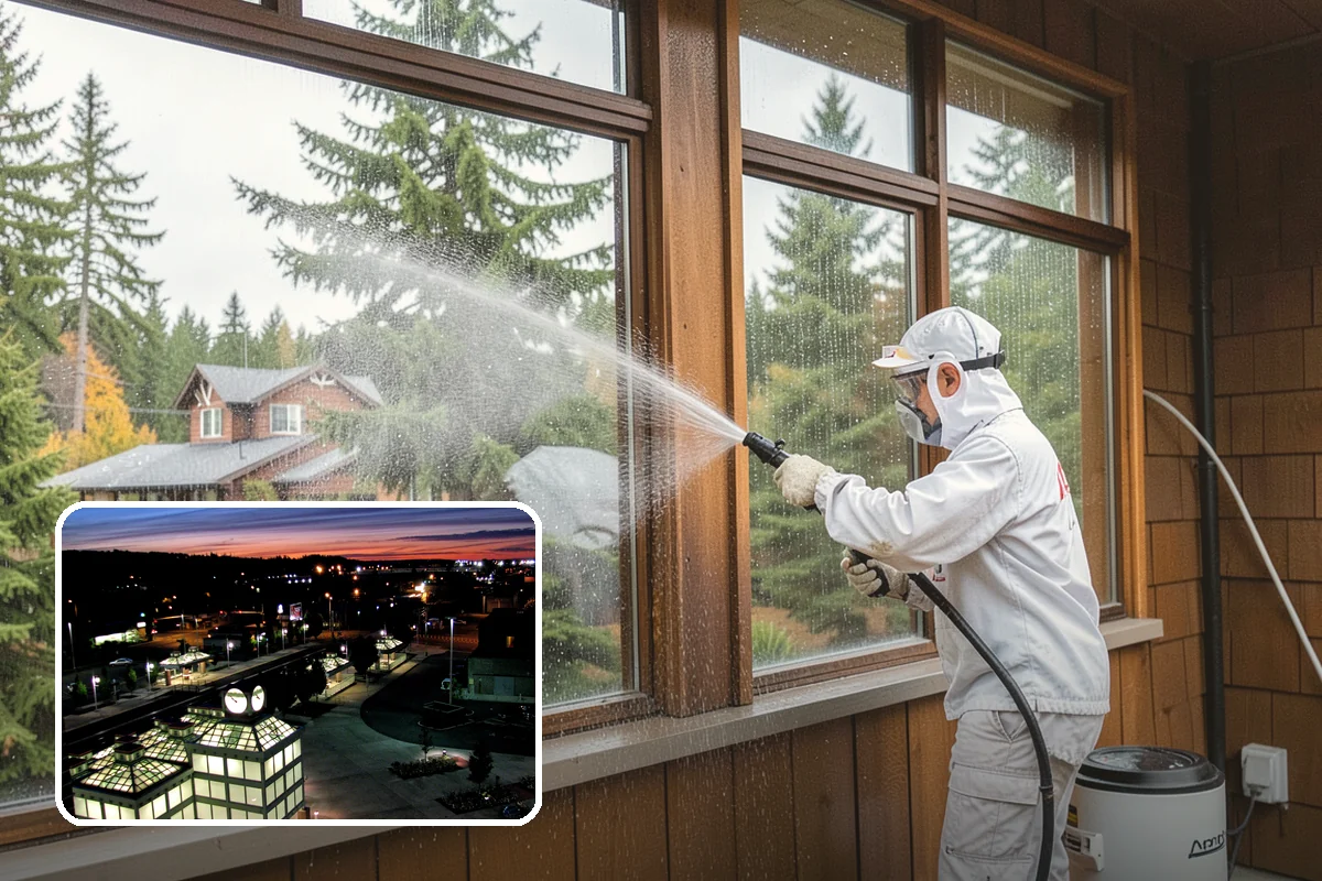 Shutter Cleaning in Auburn, King County, WA - Restores color to algae-dulled vinyl and painted shutters