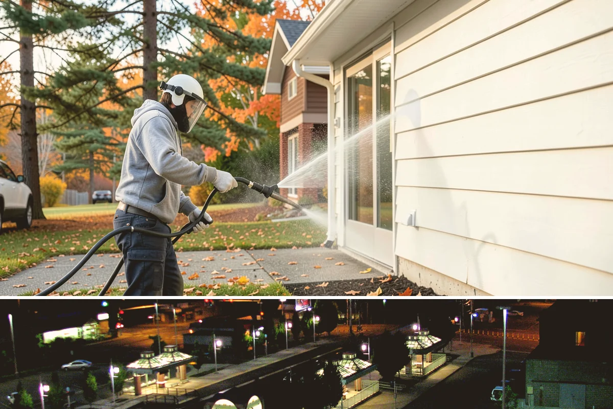 Shutter Cleaning in Auburn, King County, WA - Wash shutters in spring to strip winter algae before the sunnier months highlight every window.