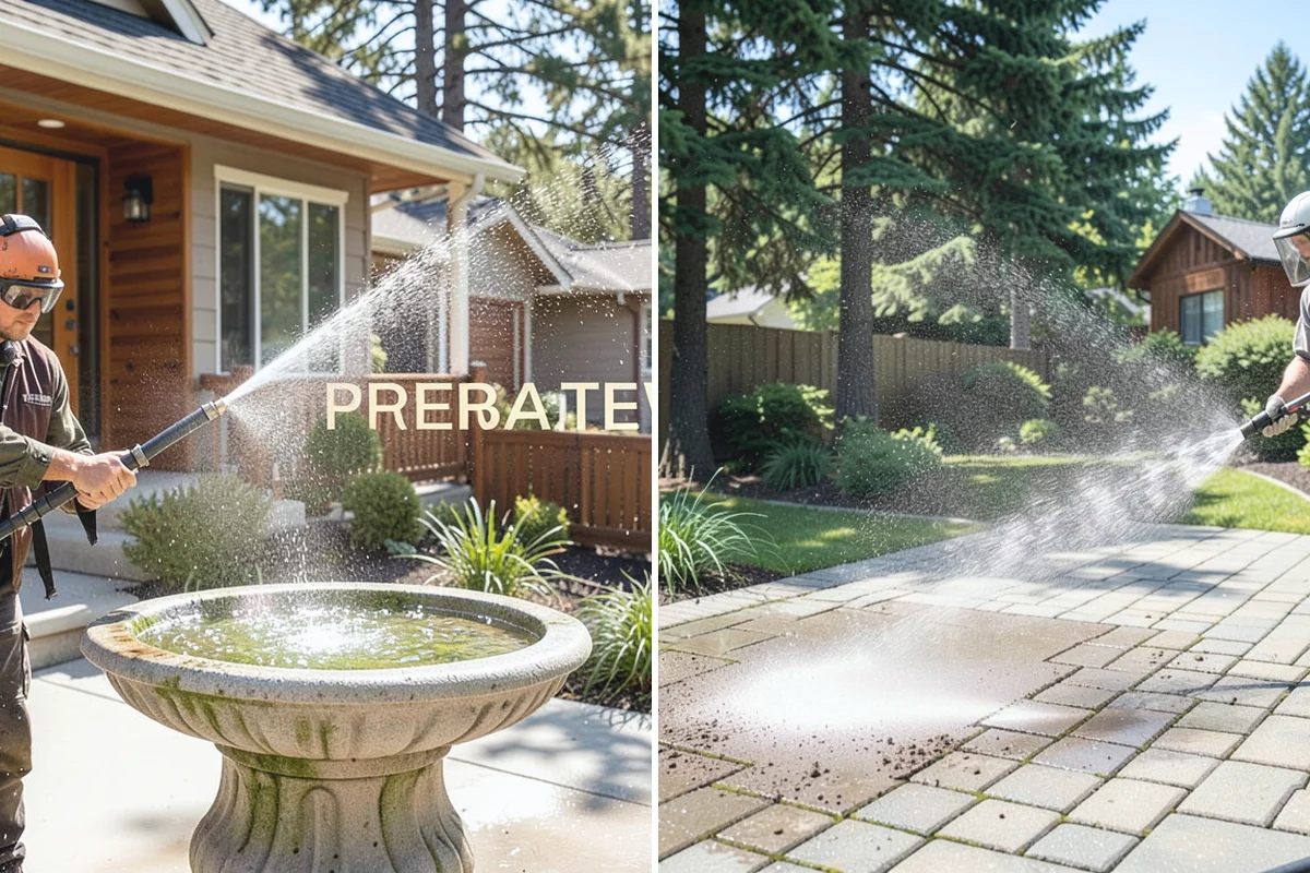 Shutter Cleaning in Beaux Arts Village, King County, WA - Rinse loose debris and cobwebs from louvers and edges