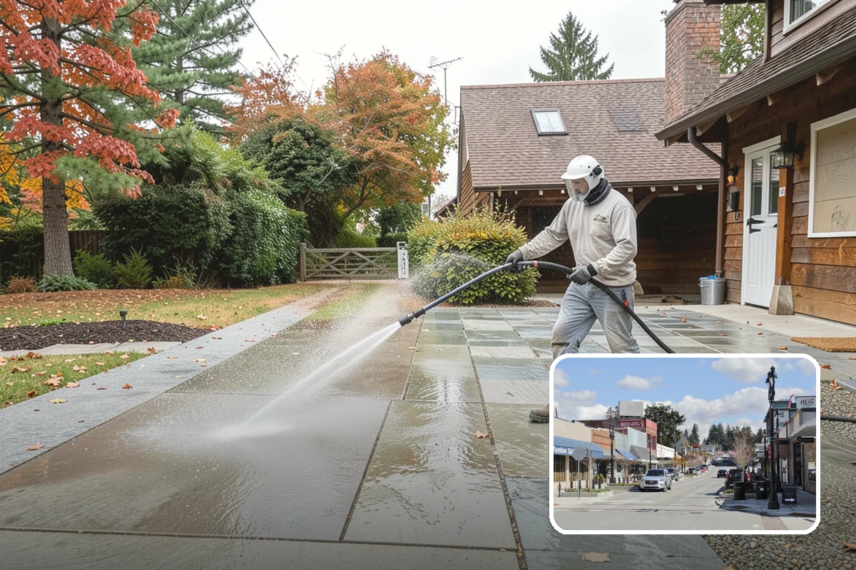 Shutter Cleaning in Bothell, King County, WA - Restores color to algae-dulled vinyl and painted shutters