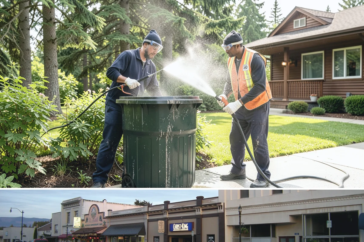 Shutter Cleaning in Burlington, Skagit County, WA - Wash shutters in spring to strip winter algae before the sunnier months highlight every window.