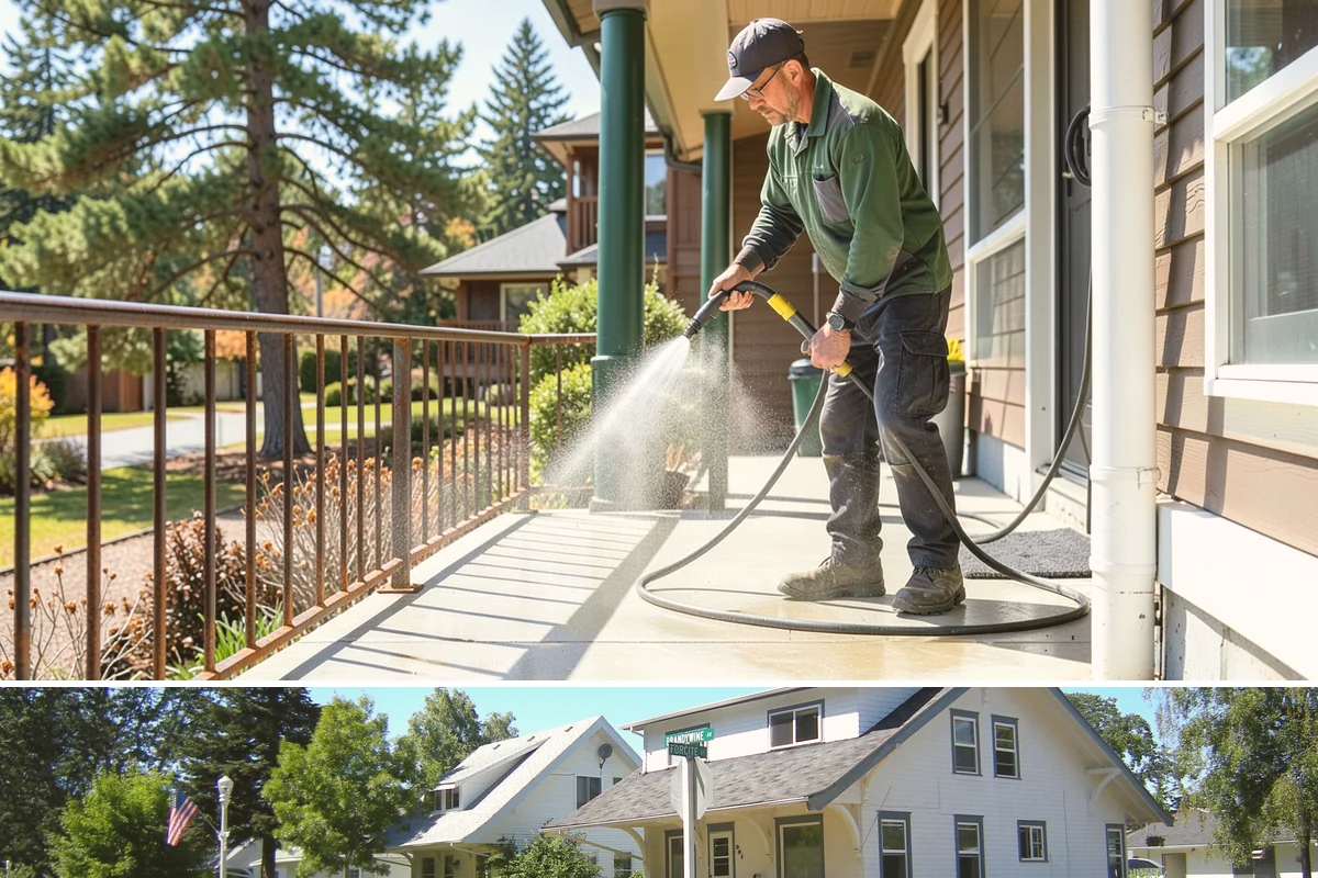 Shutter Cleaning in DuPont, Pierce County, WA - Wash shutters in spring to strip winter algae before the sunnier months highlight every window.