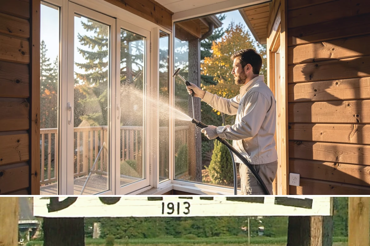 Shutter Cleaning in Duvall, King County, WA - Wash shutters in spring to strip winter algae before the sunnier months highlight every window.