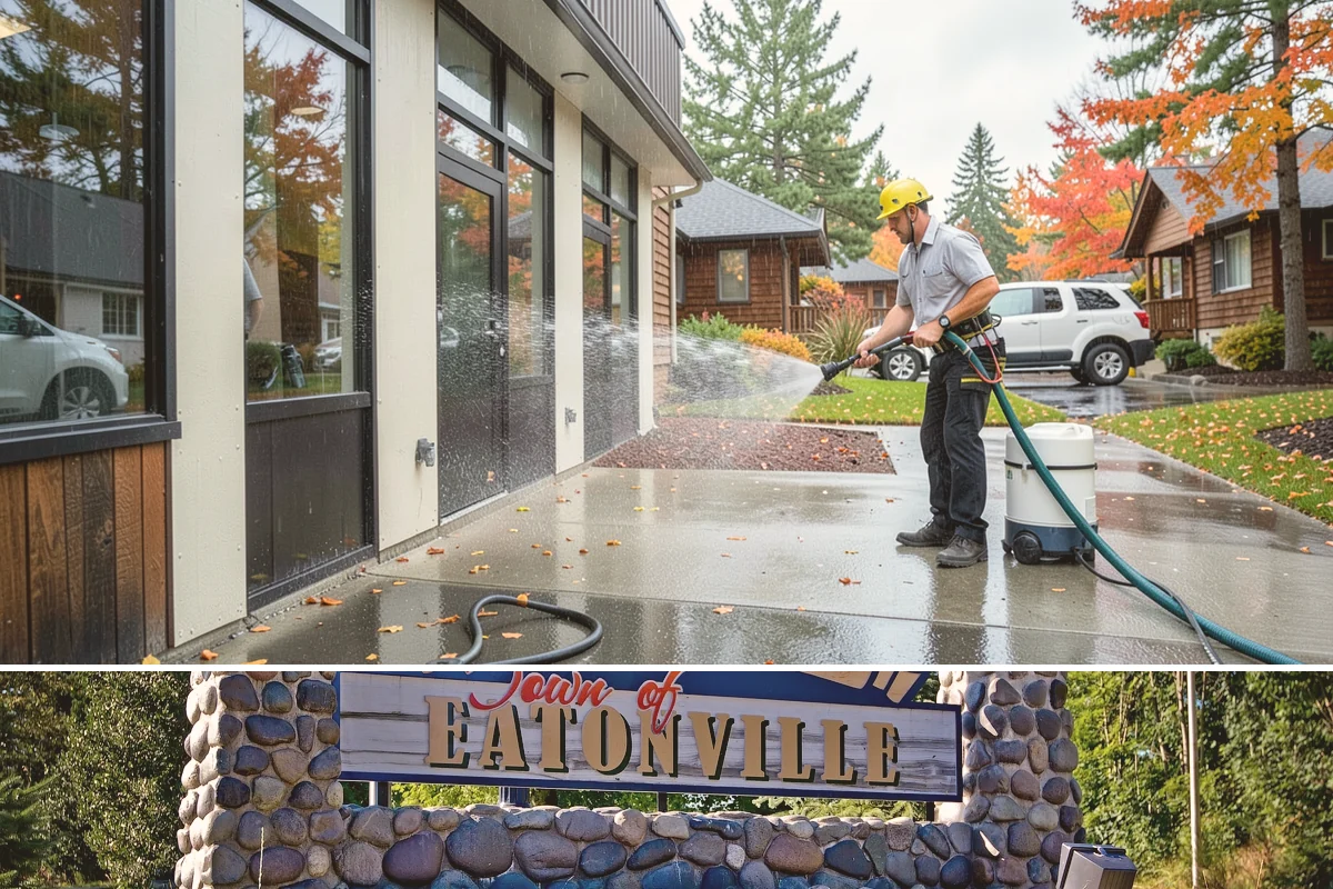Shutter Cleaning in Eatonville, Pierce County, WA - Wash shutters in spring to strip winter algae before the sunnier months highlight every window.