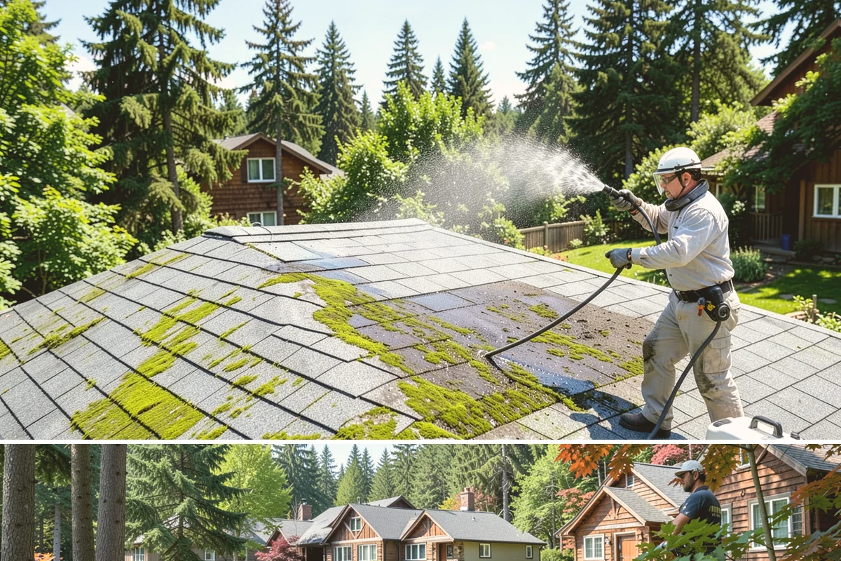 Shutter Cleaning in Edgewood, Pierce County, WA - Wash shutters in spring to strip winter algae before the sunnier months highlight every window.