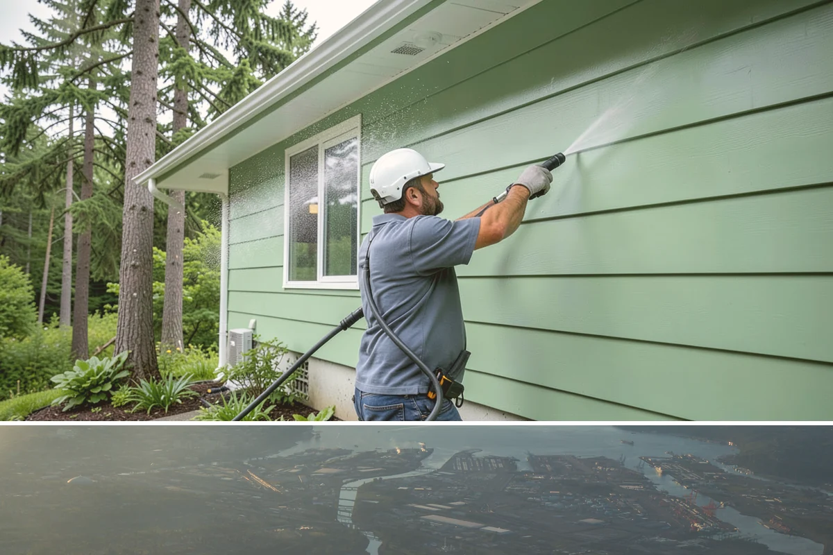 Shutter Cleaning in Fife, Pierce County, WA - Wash shutters in spring to strip winter algae before the sunnier months highlight every window.