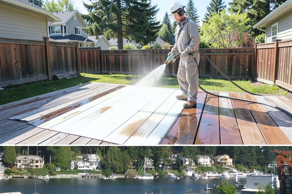 Shutter Cleaning in Gig Harbor, Pierce County, WA - Wash shutters in spring to strip winter algae before the sunnier months highlight every window.