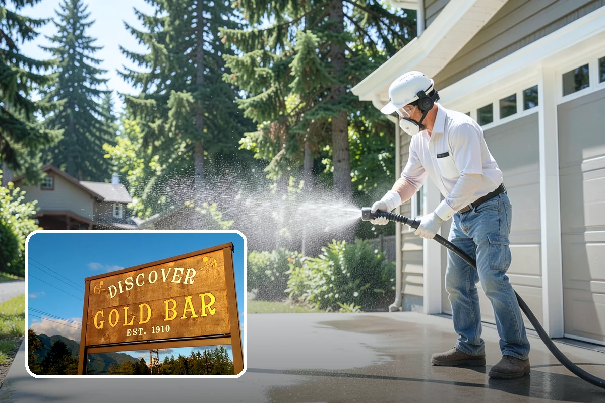 Shutter Cleaning in Gold Bar, Snohomish County, WA - Restores color to algae-dulled vinyl and painted shutters