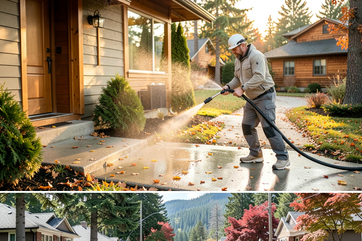 Shutter Cleaning in Hunts Point, King County, WA - Wash shutters in spring to strip winter algae before the sunnier months highlight every window.