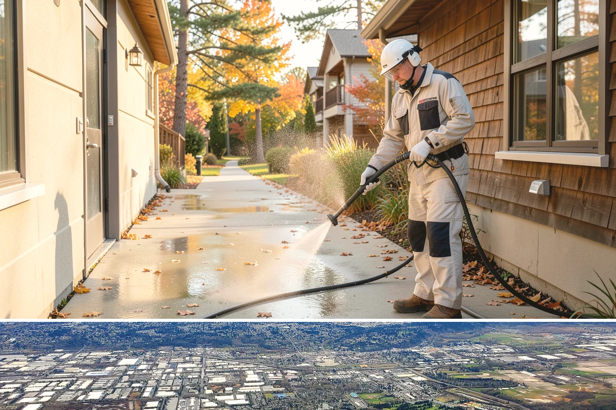 Shutter Cleaning in Kent, King County, WA - Wash shutters in spring to strip winter algae before the sunnier months highlight every window.