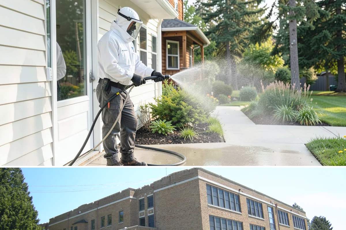 Shutter Cleaning in Maple Valley, King County, WA - Wash shutters in spring to strip winter algae before the sunnier months highlight every window.