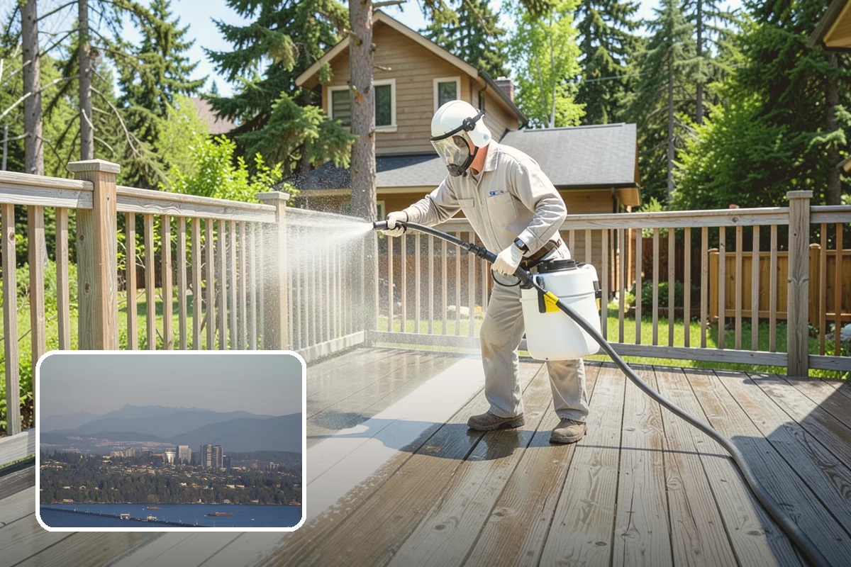 Shutter Cleaning in Medina, King County, WA - Restores color to algae-dulled vinyl and painted shutters