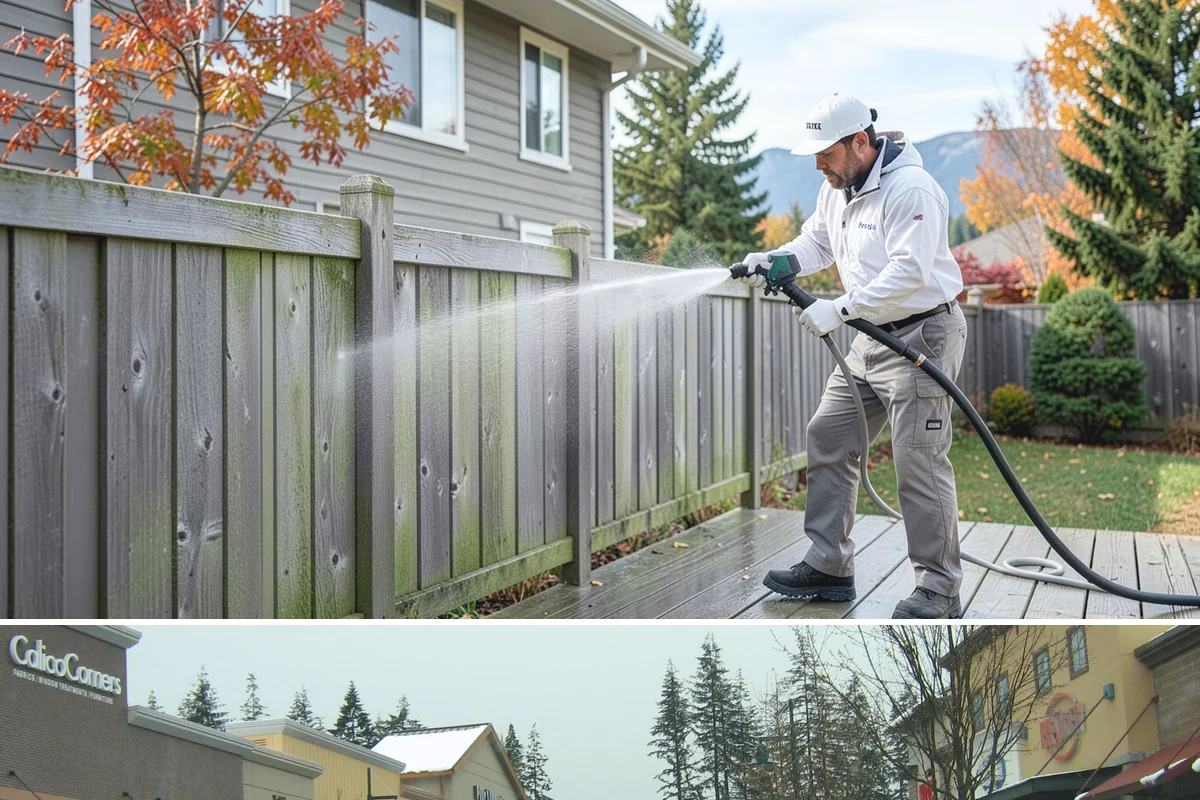 Shutter Cleaning in Mill Creek, Snohomish County, WA - Wash shutters in spring to strip winter algae before the sunnier months highlight every window.