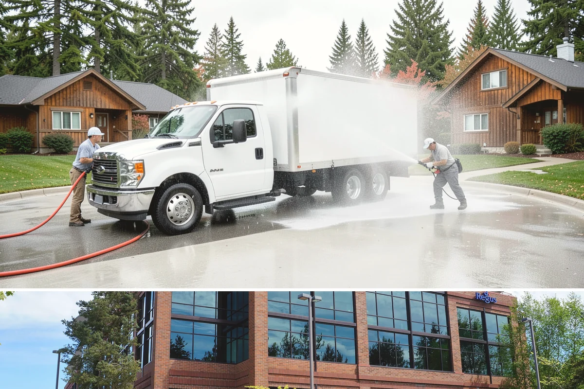Shutter Cleaning in Mountlake Terrace, Snohomish County, WA - Wash shutters in spring to strip winter algae before the sunnier months highlight every window.