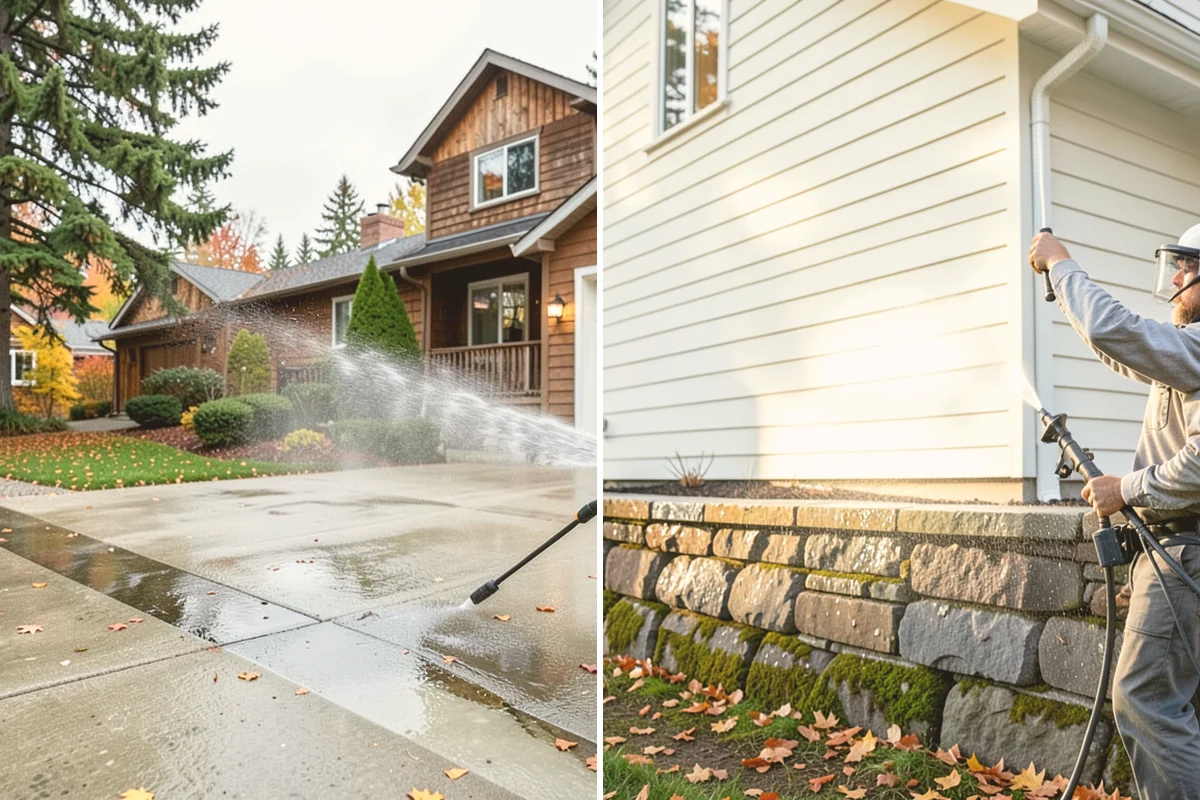 Shutter Cleaning in Newcastle, King County, WA - Rinse loose debris and cobwebs from louvers and edges