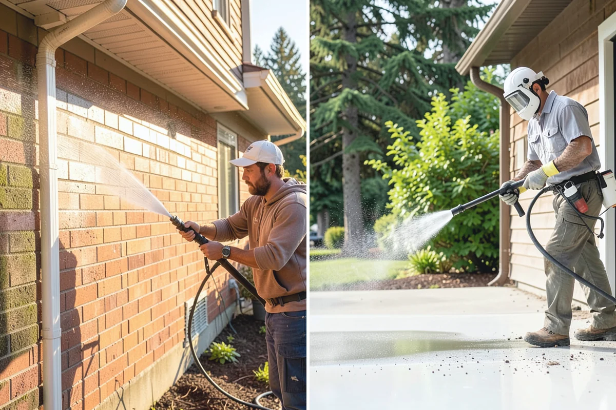 Shutter Cleaning in Redmond, King County, WA - Rinse loose debris and cobwebs from louvers and edges