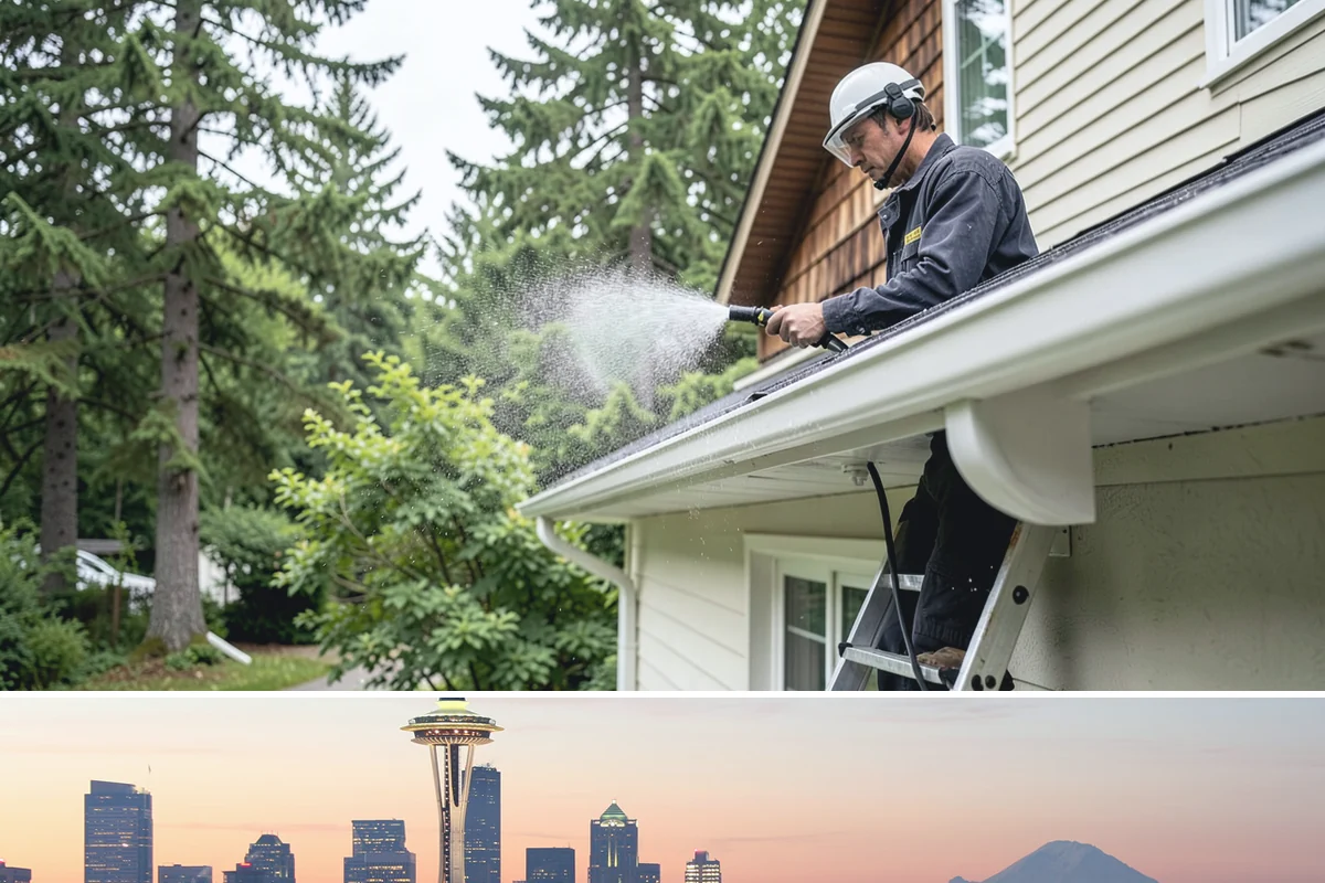 Shutter Cleaning in Seattle, King County, WA - Wash shutters in spring to strip winter algae before the sunnier months highlight every window.