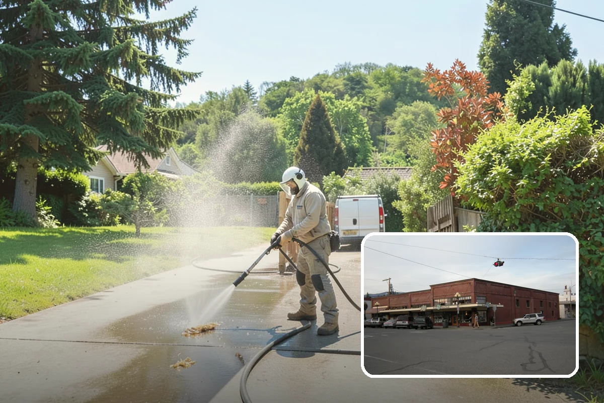 Shutter Cleaning in Sedro-Woolley, Skagit County, WA - Restores color to algae-dulled vinyl and painted shutters