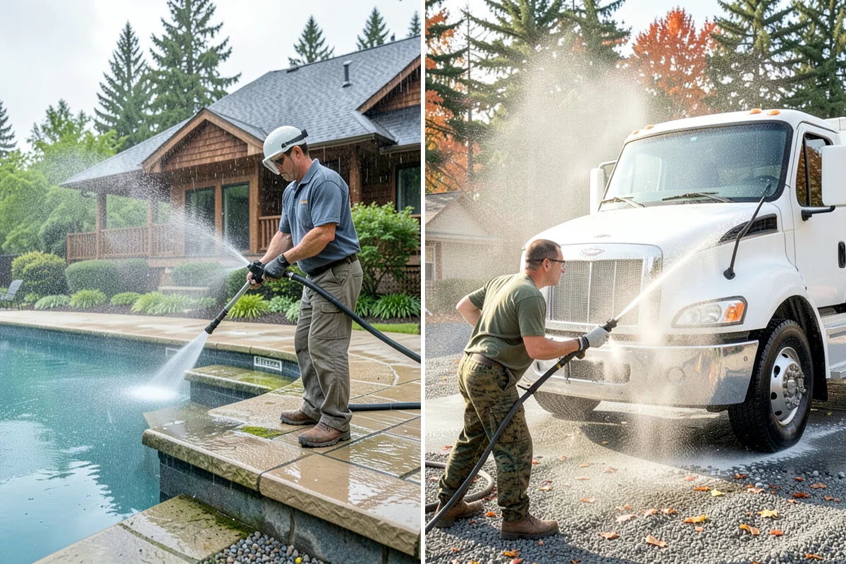 Shutter Cleaning in Shoreline, King County, WA - Rinse loose debris and cobwebs from louvers and edges