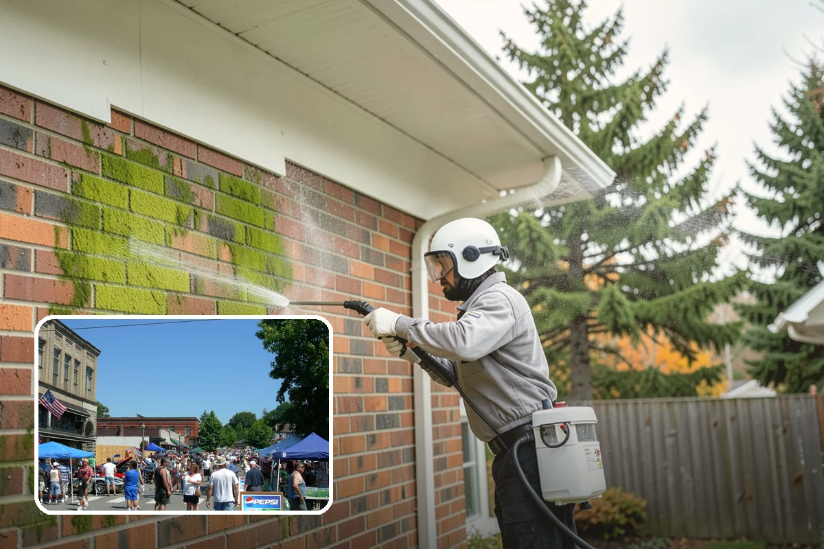 Shutter Cleaning in Snohomish, Snohomish County, WA - Restores color to algae-dulled vinyl and painted shutters