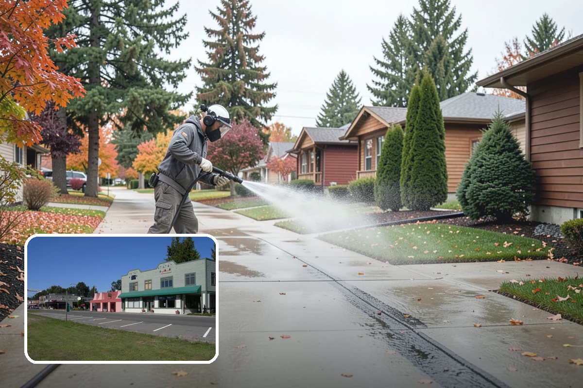 Shutter Cleaning in Snoqualmie, King County, WA - Restores color to algae-dulled vinyl and painted shutters