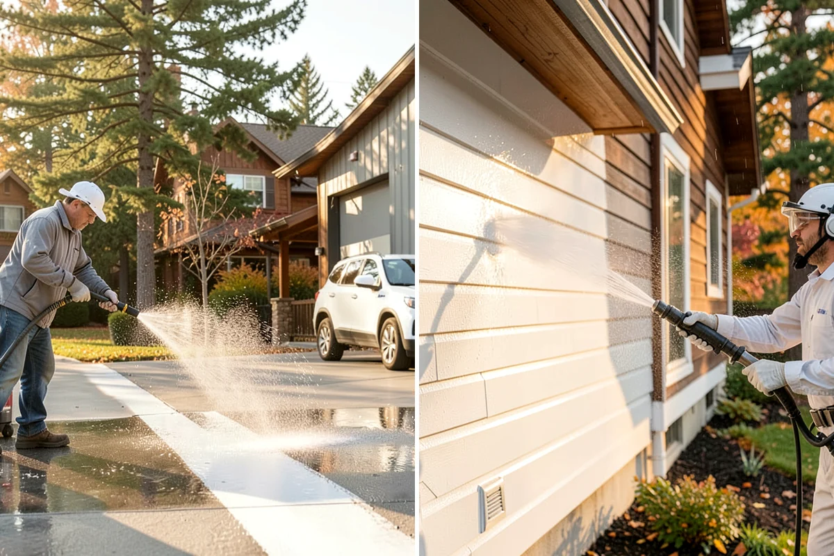 Shutter Cleaning in Snoqualmie, King County, WA - Rinse loose debris and cobwebs from louvers and edges