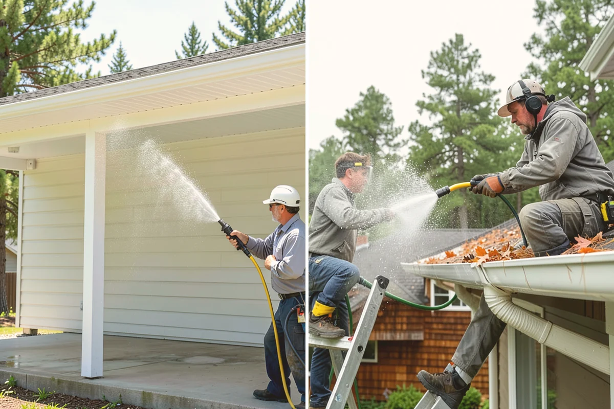 Sidewalk Gum Removal in Algona, King County, WA - Mark and count gum spots along the walkway