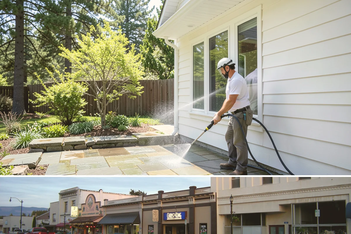 Sidewalk Gum Removal in Burlington, Skagit County, WA - Gum removal works year-round but is most efficient in warmer months when heat softens deposits faster.