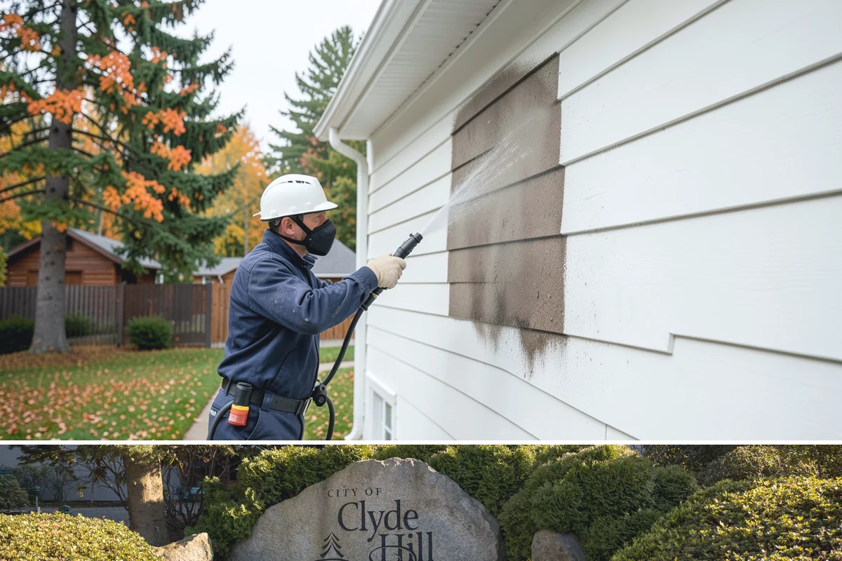 Sidewalk Gum Removal in Clyde Hill, King County, WA - Gum removal works year-round but is most efficient in warmer months when heat softens deposits faster.