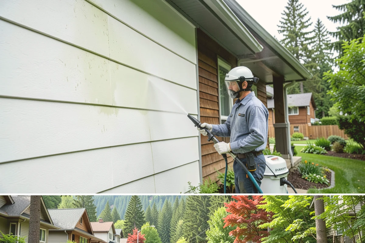 Sidewalk Gum Removal in Darrington, Snohomish County, WA - Gum removal works year-round but is most efficient in warmer months when heat softens deposits faster.