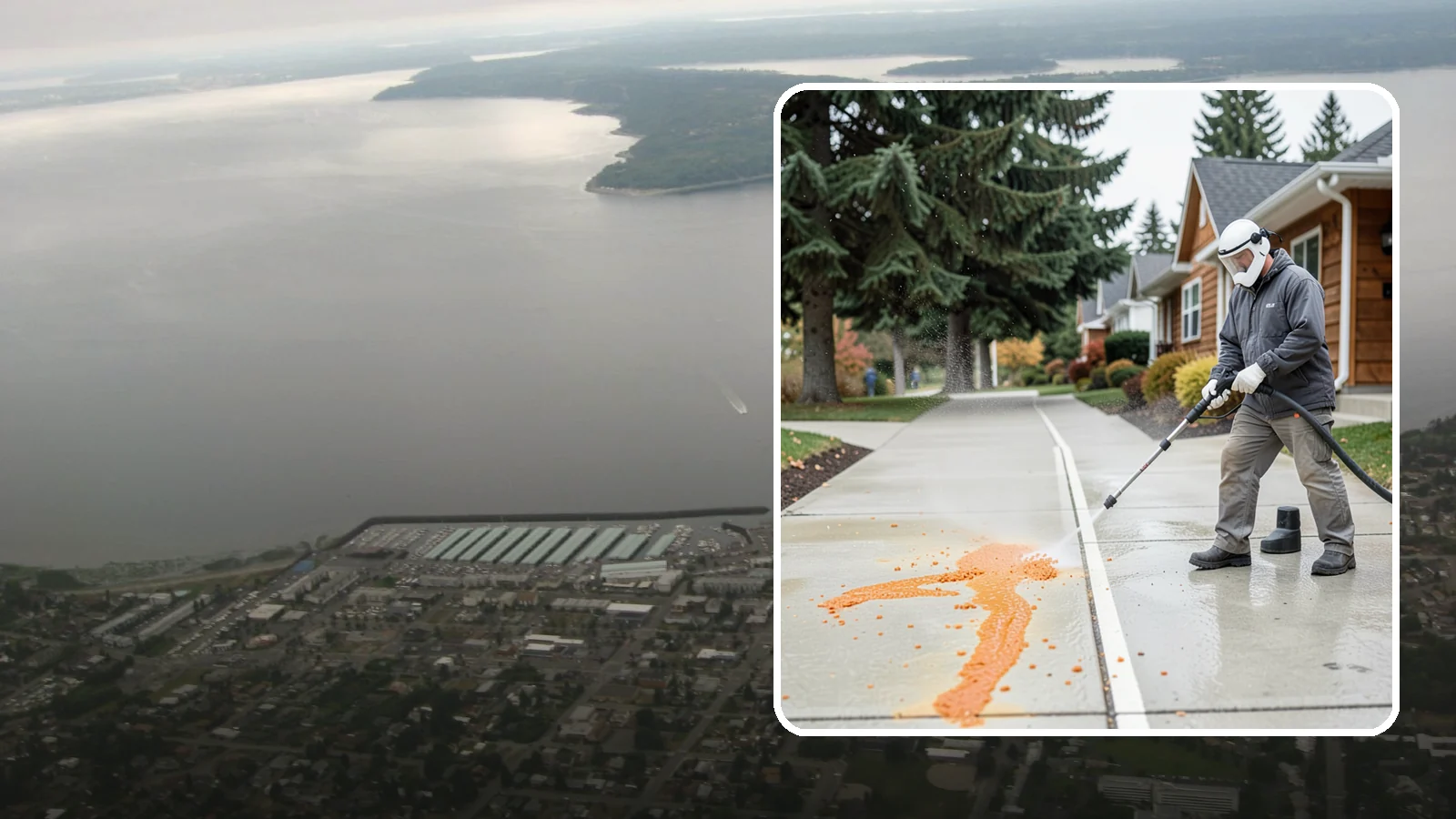 Sidewalk Gum Removal in Des Moines, King County, WA - We blast away stuck-on gum from Washington commercial sidewalks, leaving smooth, spot-free walkways for your customers.