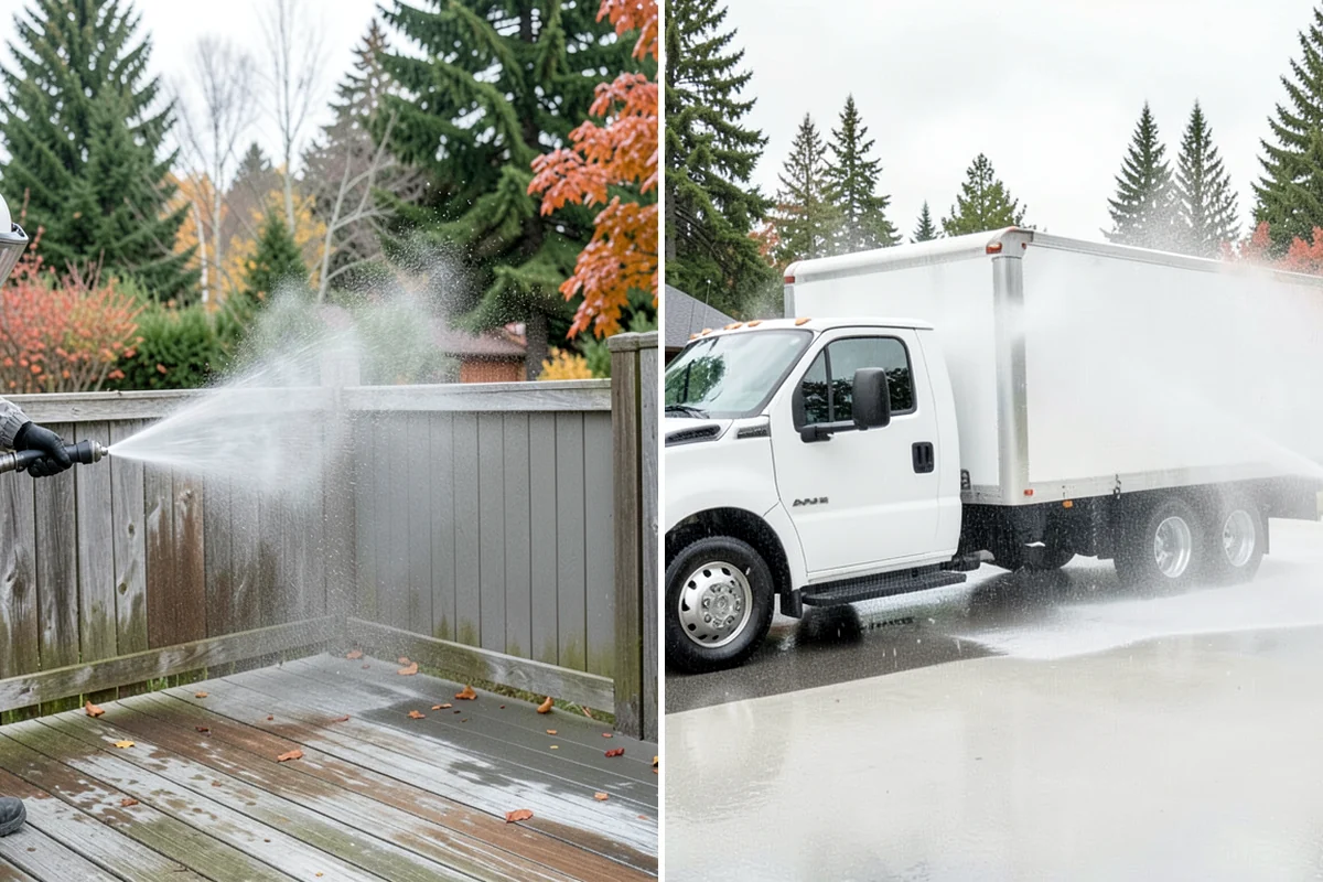 Sidewalk Gum Removal in DuPont, Pierce County, WA - Mark and count gum spots along the walkway