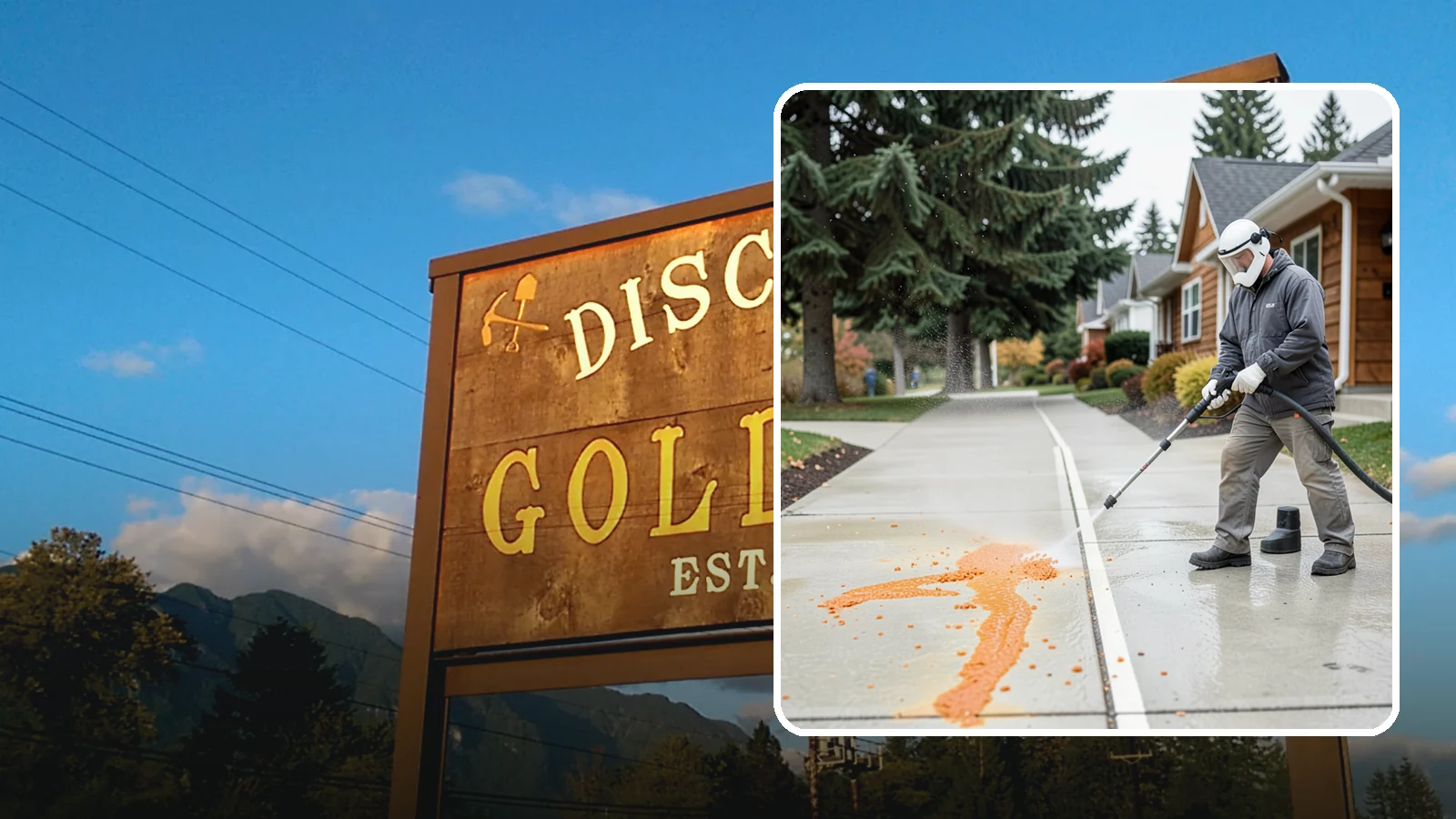 Sidewalk Gum Removal in Gold Bar, Snohomish County, WA - We blast away stuck-on gum from Washington commercial sidewalks, leaving smooth, spot-free walkways for your customers.