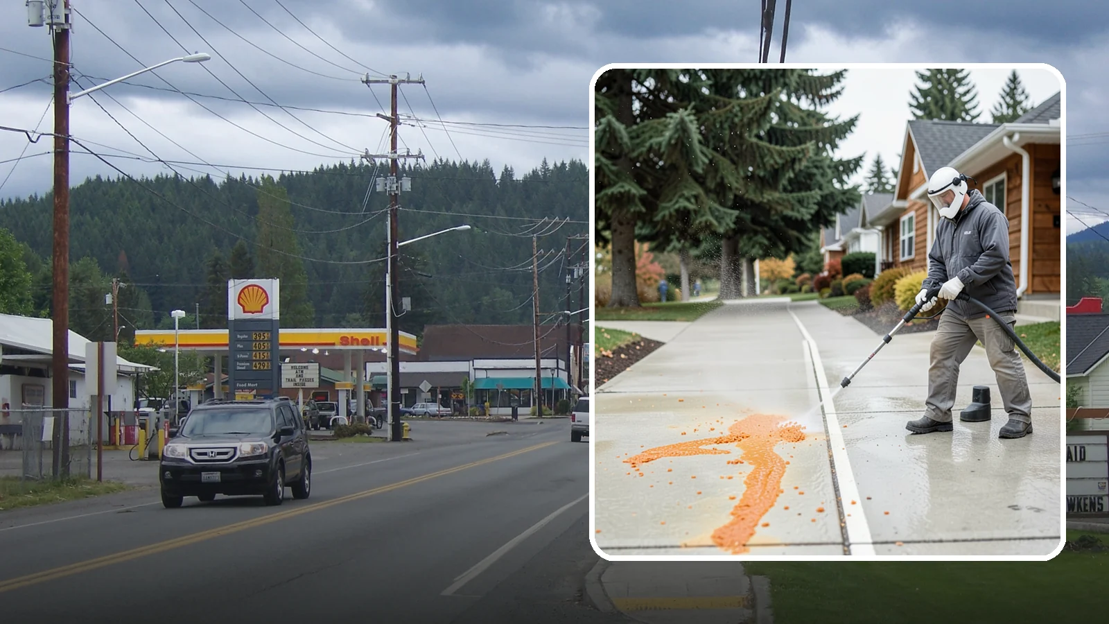 Sidewalk Gum Removal in Granite Falls, Snohomish County, WA - We blast away stuck-on gum from Washington commercial sidewalks, leaving smooth, spot-free walkways for your customers.