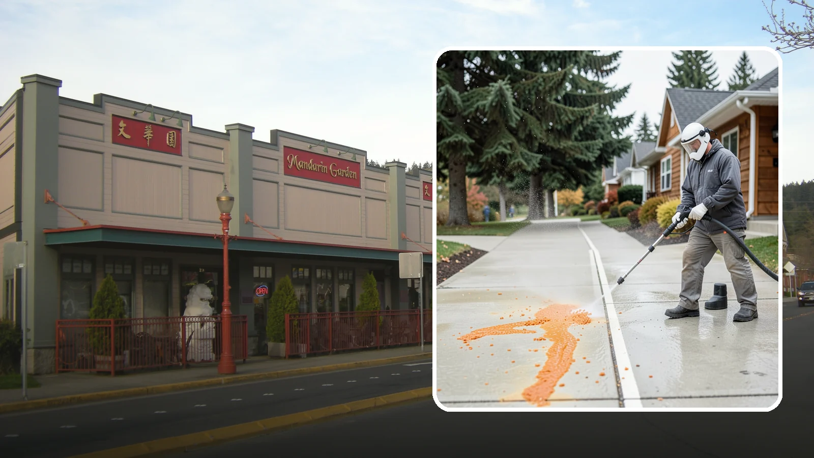 Sidewalk Gum Removal in Issaquah, King County, WA - We blast away stuck-on gum from Washington commercial sidewalks, leaving smooth, spot-free walkways for your customers.