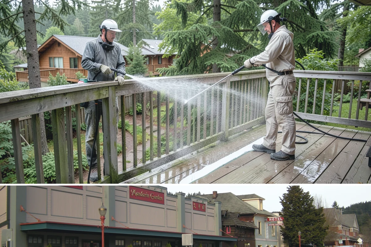 Sidewalk Gum Removal in Issaquah, King County, WA - Gum removal works year-round but is most efficient in warmer months when heat softens deposits faster.